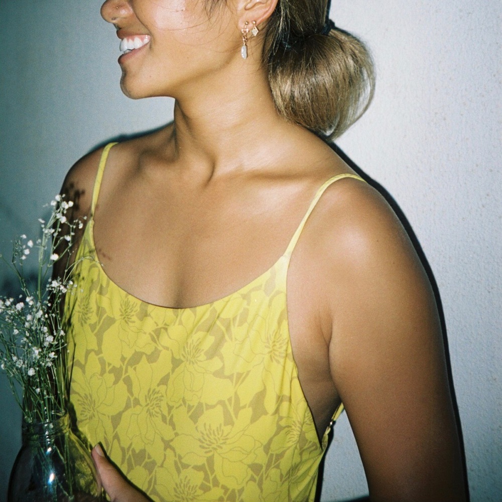 Gillia yellow one piece bikini